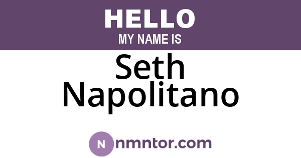 Seth Napolitano