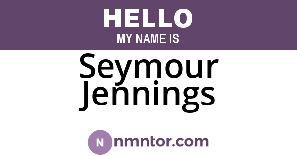 Seymour Jennings
