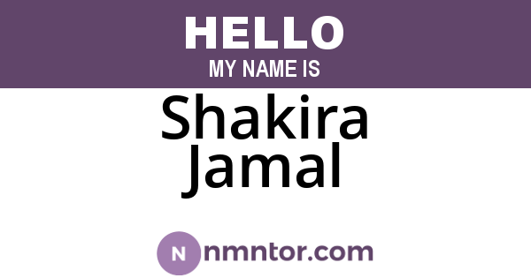 Shakira Jamal