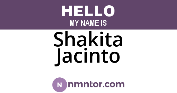 Shakita Jacinto