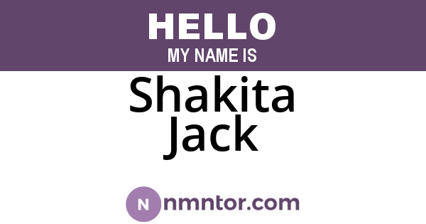 Shakita Jack