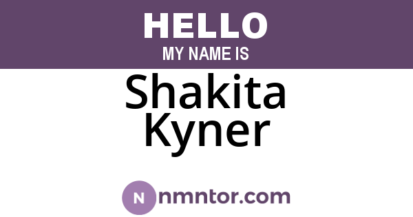 Shakita Kyner