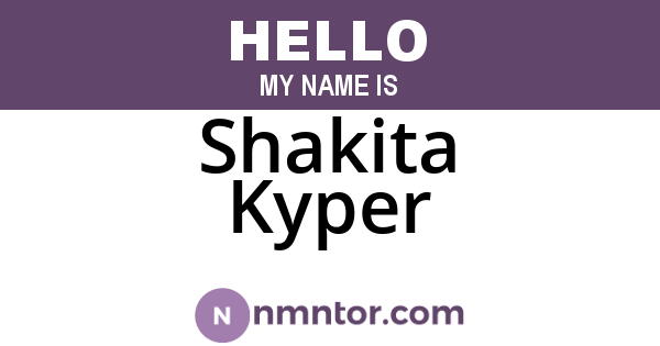 Shakita Kyper