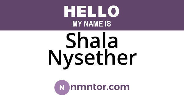 Shala Nysether
