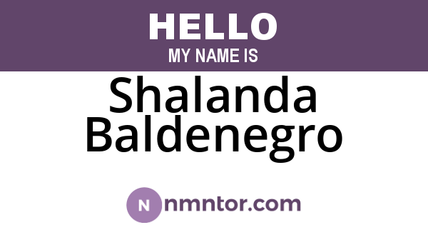 Shalanda Baldenegro