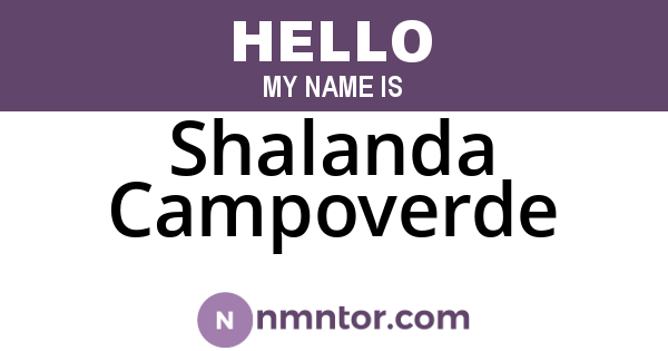Shalanda Campoverde