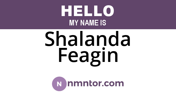 Shalanda Feagin