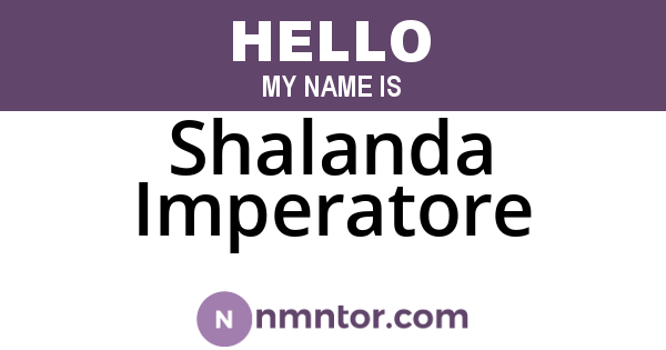 Shalanda Imperatore