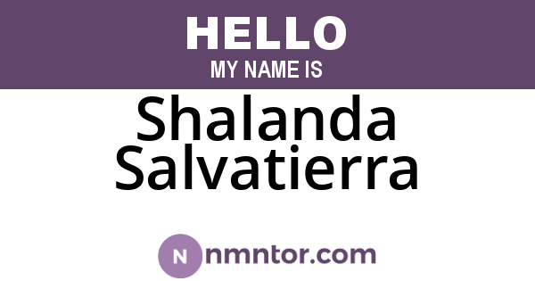 Shalanda Salvatierra