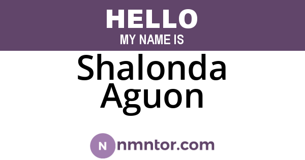 Shalonda Aguon