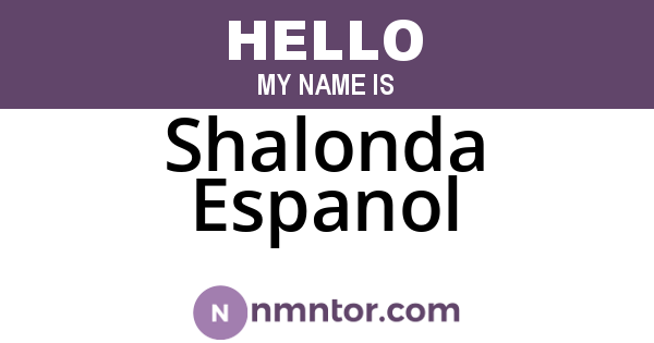 Shalonda Espanol