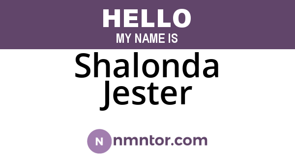 Shalonda Jester