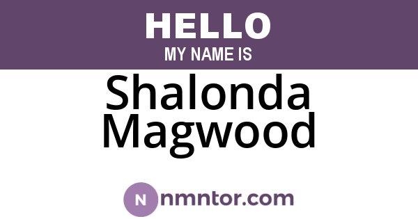 Shalonda Magwood
