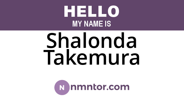 Shalonda Takemura