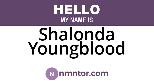 Shalonda Youngblood