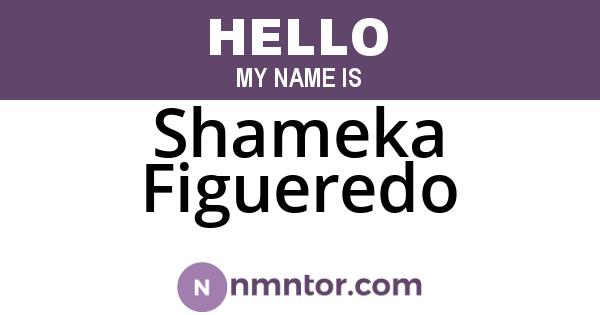 Shameka Figueredo