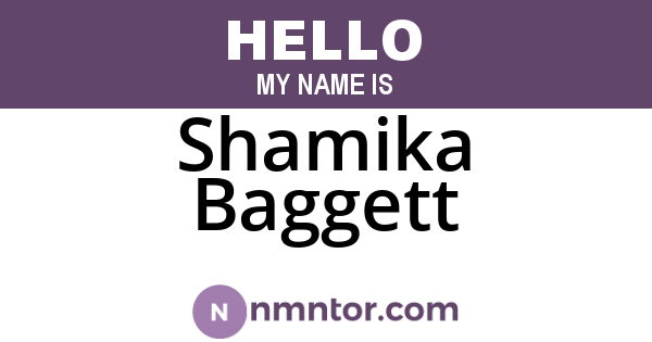 Shamika Baggett