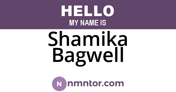Shamika Bagwell