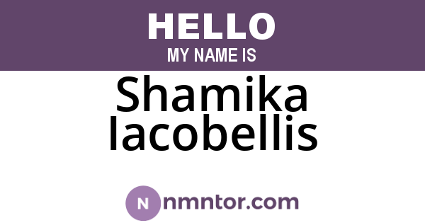 Shamika Iacobellis