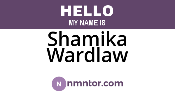 Shamika Wardlaw