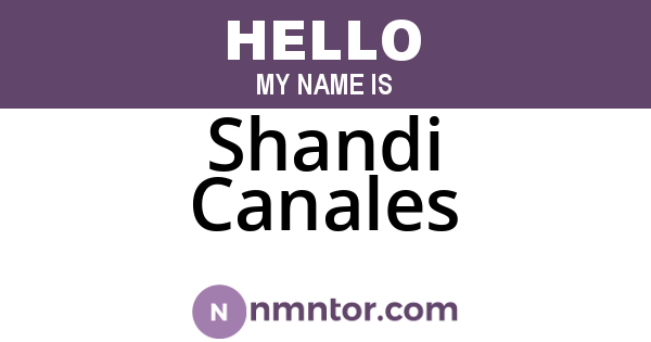 Shandi Canales