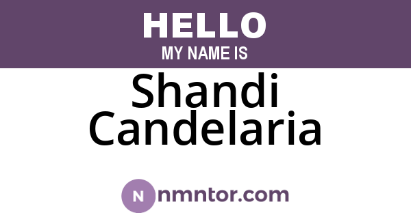 Shandi Candelaria