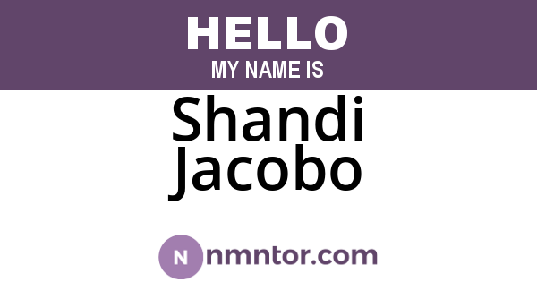 Shandi Jacobo
