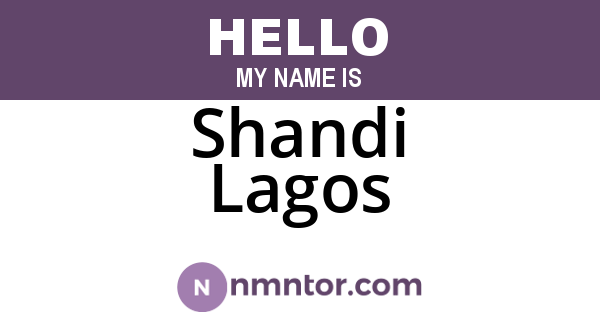 Shandi Lagos