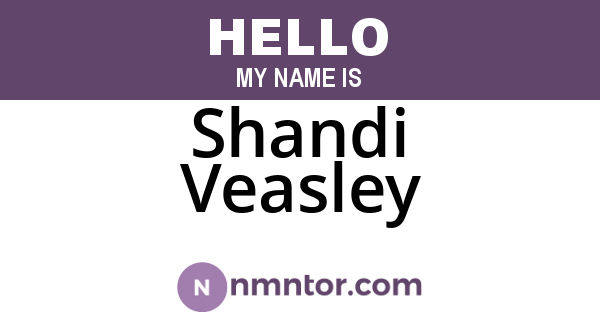 Shandi Veasley