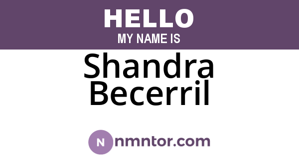Shandra Becerril