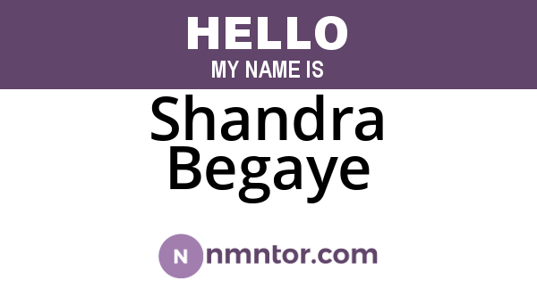 Shandra Begaye