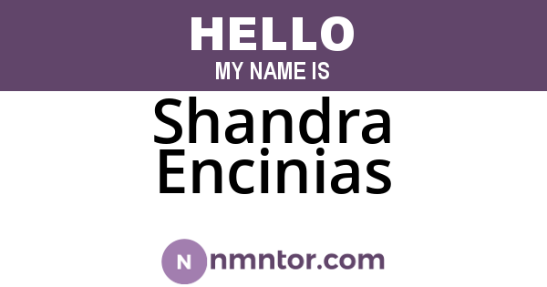 Shandra Encinias