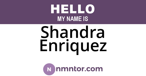 Shandra Enriquez