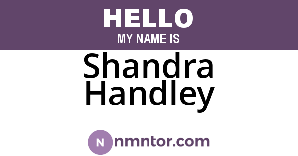Shandra Handley