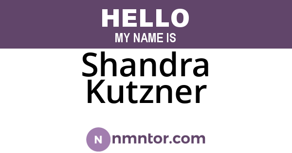 Shandra Kutzner