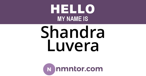 Shandra Luvera