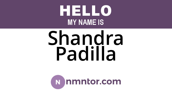 Shandra Padilla