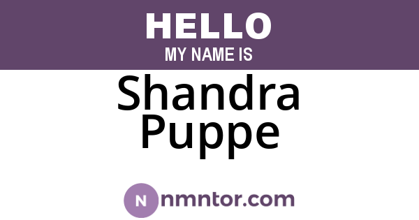 Shandra Puppe