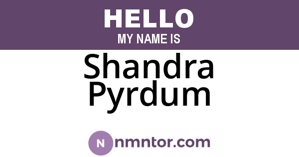 Shandra Pyrdum