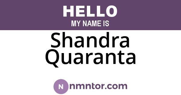 Shandra Quaranta
