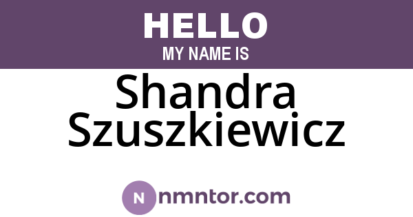 Shandra Szuszkiewicz