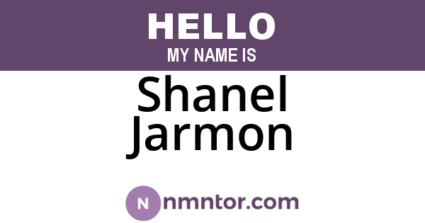 Shanel Jarmon