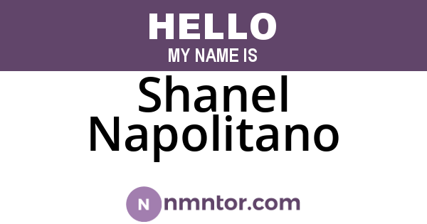 Shanel Napolitano