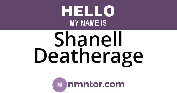 Shanell Deatherage