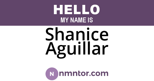 Shanice Aguillar