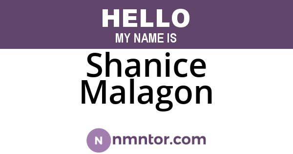 Shanice Malagon