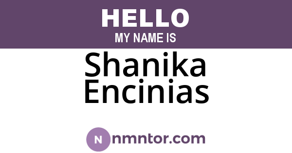 Shanika Encinias