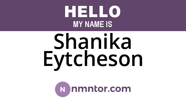 Shanika Eytcheson