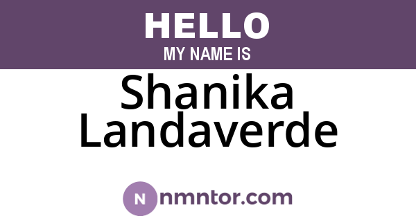 Shanika Landaverde