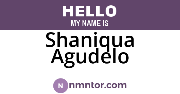 Shaniqua Agudelo